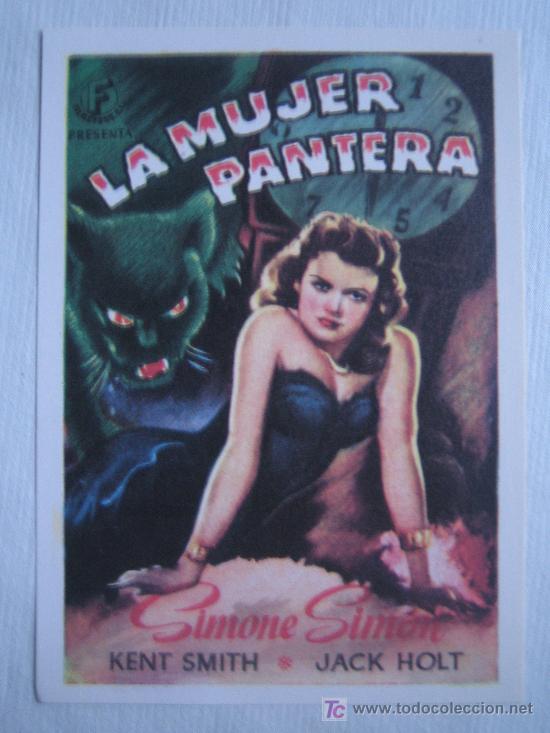 Cinema: La mujer pantera - Folleto reproduccion