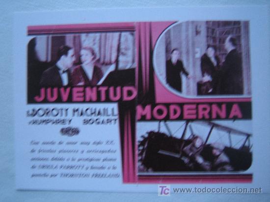 Cinema: Juventud moderna - Folleto reproduccion