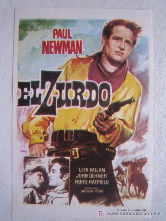 Cinema: El zurdo - Graficas Marfil - Folleto reproduccion