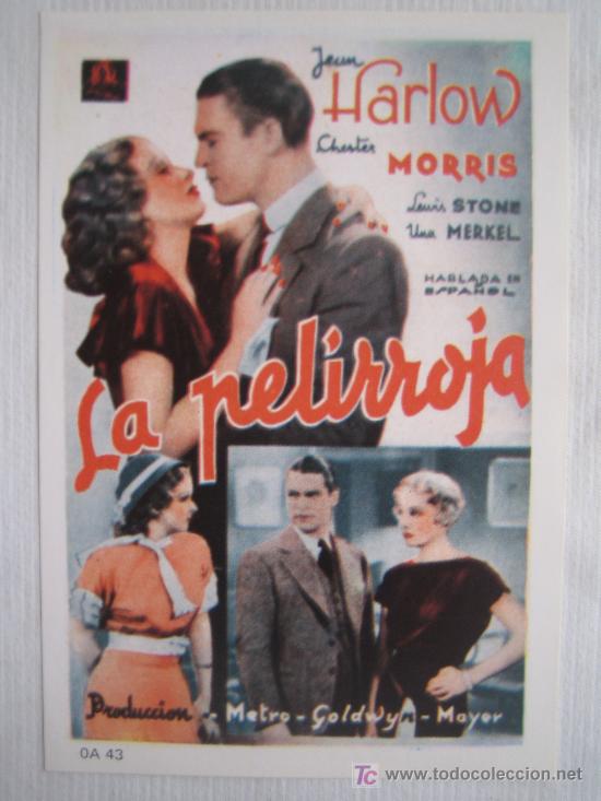 Kino: La pelirroja - Folleto reproduccion