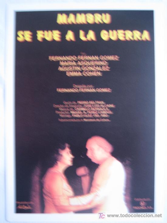 Cinema: Mambru se fue a la guerra - Cine espa&ntilde;ol - Folleto reproduccion