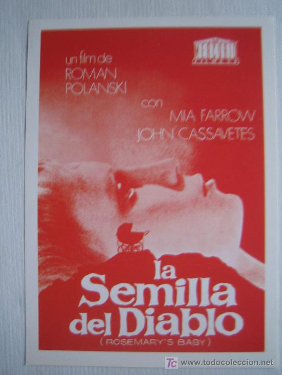 Kino: La semilla del diablo - Folleto reproduccion - john cassavettes roman polanki rosemary baby