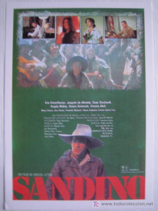 Kino: Sandino  - Folleto reproduccion
