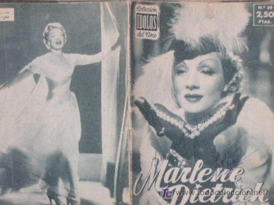Cine: IDOLOS DEL CINE MARLENE DIETRICH - Foto 1