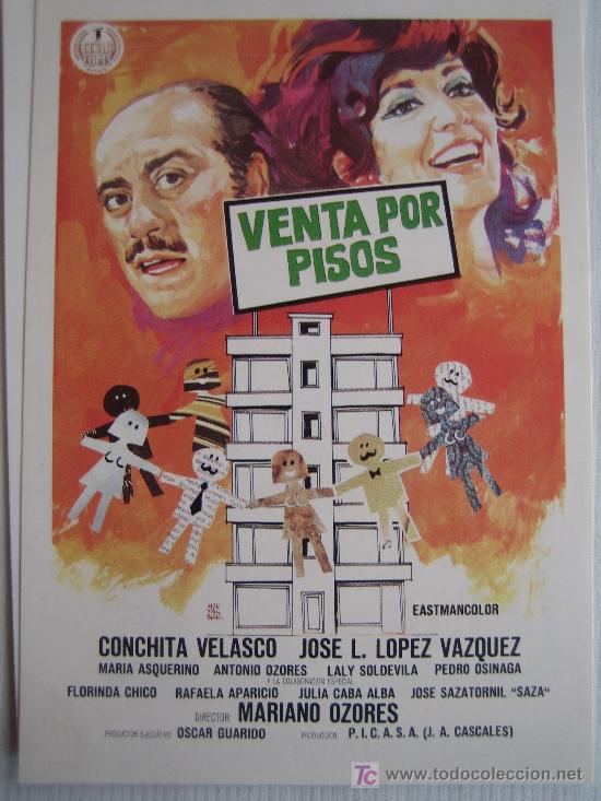 Kino: Venta por pisos  - Cine espa&ntilde;ol - Folleto reproduccion