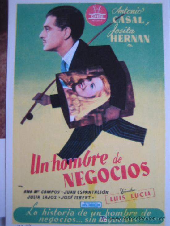 Kino: Un hombre de negocios - Cine espa&ntilde;ol - Folleto reproduccion