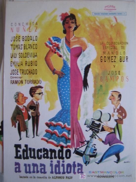 Kino: Educando a una idiota - Cine espa&ntilde;ol - Folleto reproduccion