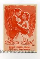 Kino: ALTEZA REAL, por Ruth leuwerik.