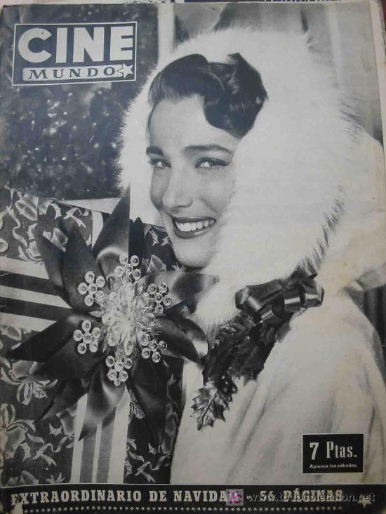 Cin&eacute;ma: CINE MUNDO N&ordm; 40 Extraordinario de Navidad. Carmen Sevilla con foto a toda pag., texto y m&aacute;s