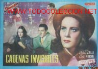Kino: CINEVIDA. CADENAS INVISIBLES. REVISTA CINE A&Ntilde;OS 50-60.