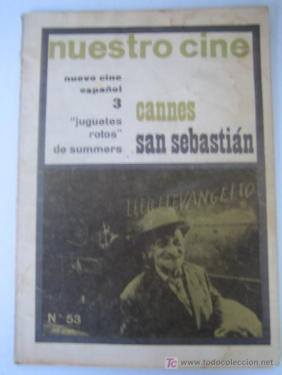 Cinema: Revista Nuestro Cine N&ordm; 53 - Jugetes rotos - Summers - Nuevo cine espa&ntilde;ol