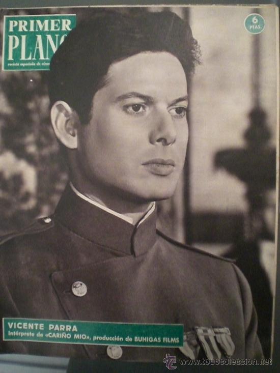 Cin&eacute;ma: REVISTA PRIMER PLANO- VICENTE PARRA 1958 CON MARIA ASQUERINO, JEANNE MOREAU N&ordm; 879
