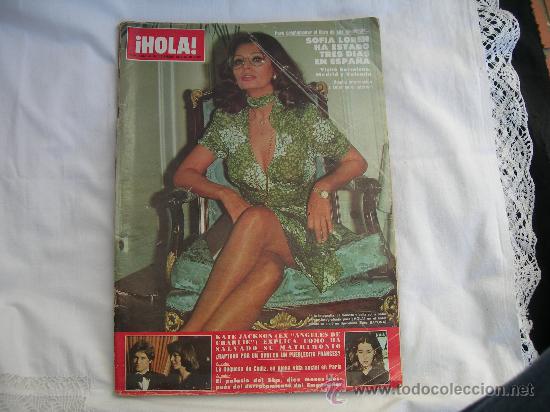 Cine: SOFIA LOREN / REVISTA HOLA/ A&Ntilde;O 1979