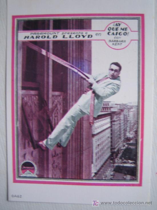 Kino: Ay que me caigo - harold lloyd - folleto reproduccion