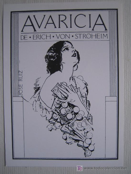 Kino: Avaricia - folleto reproduccion