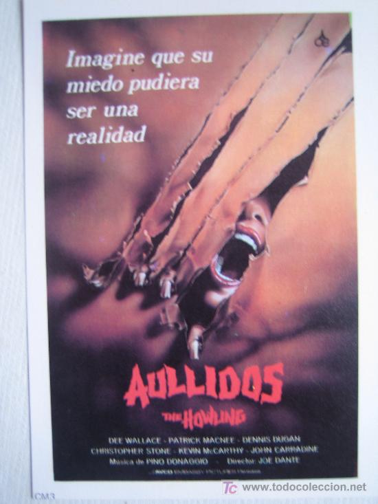 Kino: Aullidos - terror - folleto reproduccion