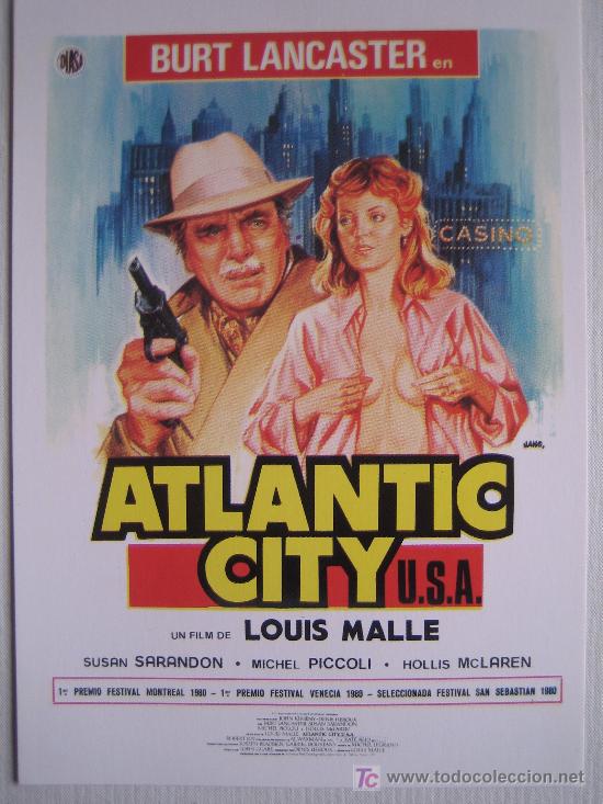 Kino: Atlantic city - folleto reproduccion - susan sarandon burt lancaster