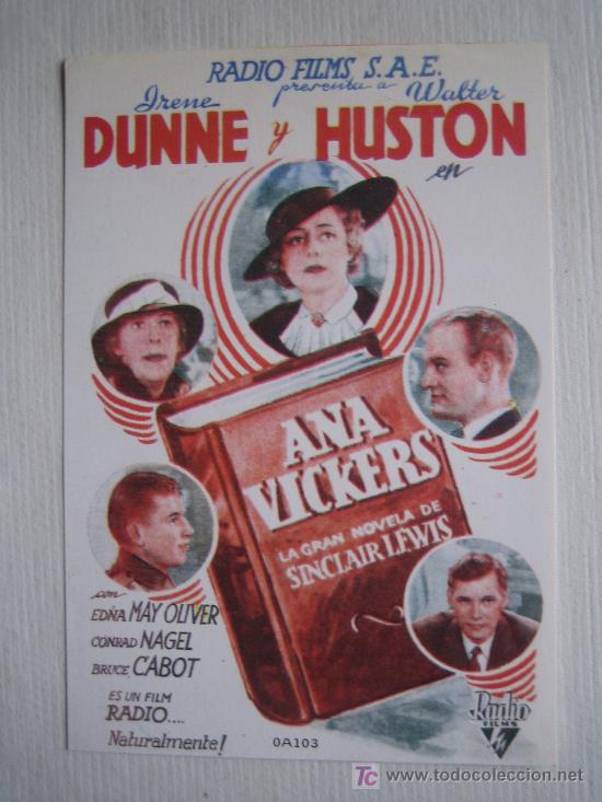 Kino: Ana vickers - folleto reproduccion
