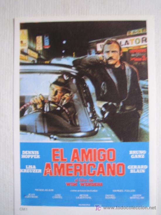 Kino: El amigo americano - folleto reproduccion - win wenders bruno ganz dennis hopper