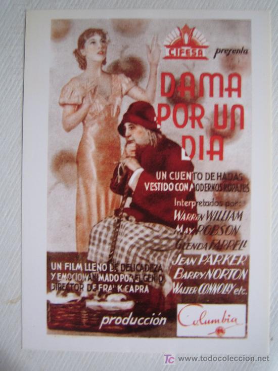 Kino: Dama por un dia - folleto reproduccion