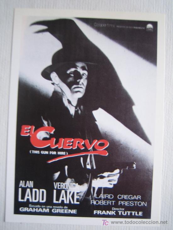 Kino: El cuervo - folleto reproduccion - alan ladd veronica lake this gun for hire