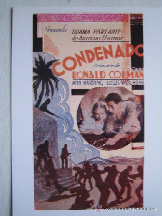 Kino: Condenado - folleto reproduccion