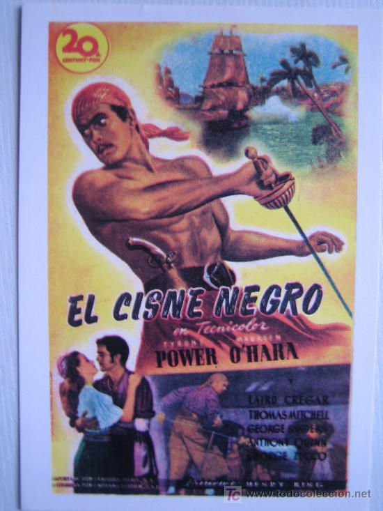 Cinema: El cisne negro - folleto reproduccion - tyrone power maureen o'hara