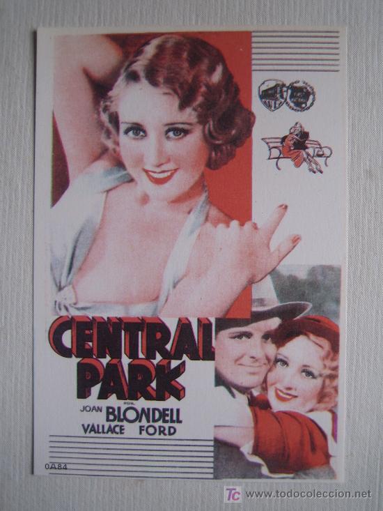 Cinema: Cetral park - folleto reproduccion
