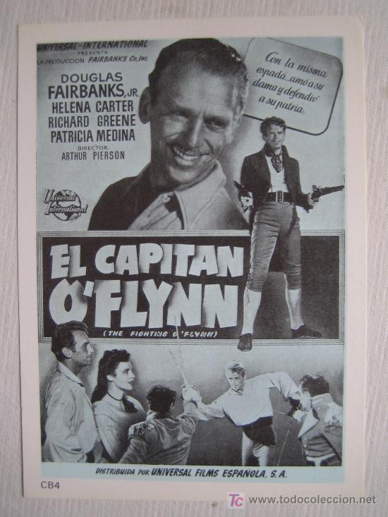 Cinema: El capitan o'flynn - folleto reproduccion