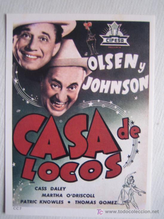 Cinema: Casa de locos - folleto reproduccion