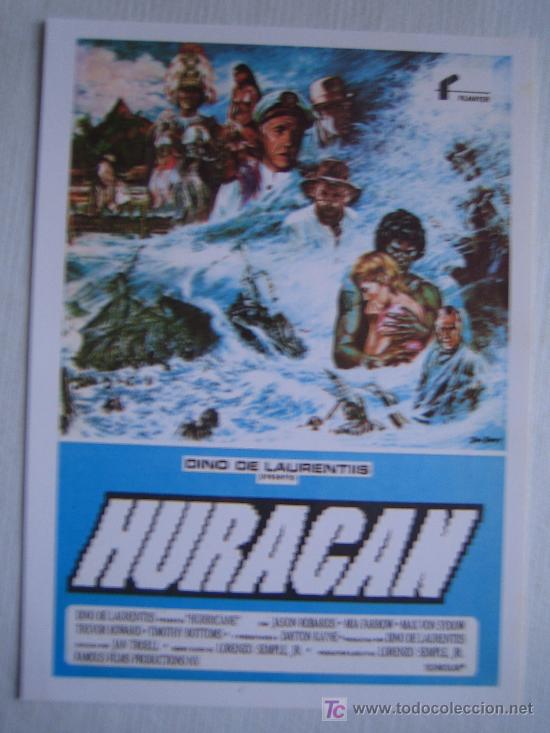 Cinema: Huracan - folleto de mano reproduccion