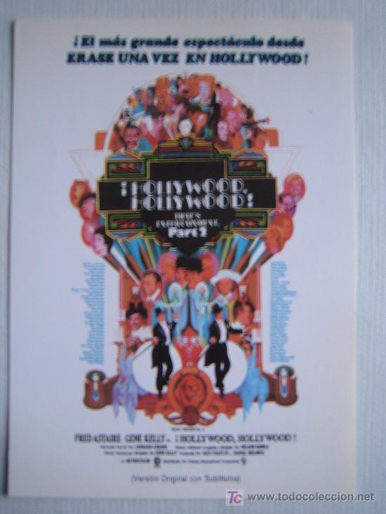 Cinema: Hollywood hollywood - folleto reproduccion