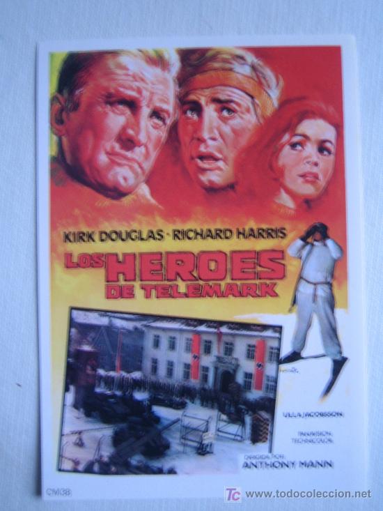 Cinema: LOs heroes de telemark  - folleto reproduccion