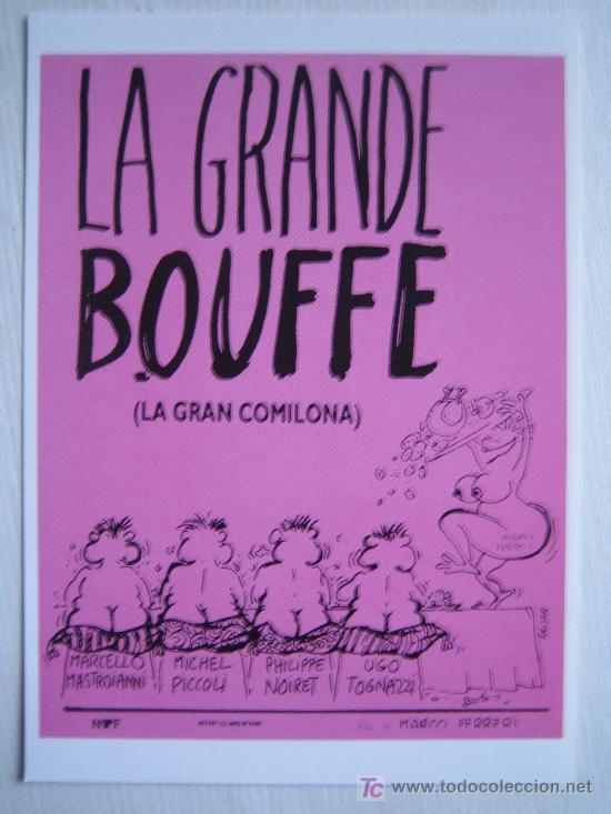 Kino: La grande bouffe - folleto reproduccion - marco ferreri marcello mastroianni
