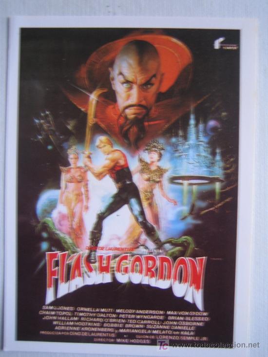 Cinema: Flash gordon - folleto reproduccion - max von sydow sam l jones ornella muti Melody Anderson