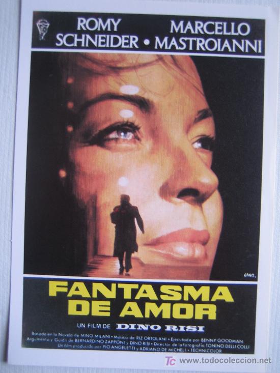 Cine: Fantasma de amor - folleto reproduccion - romy schneider