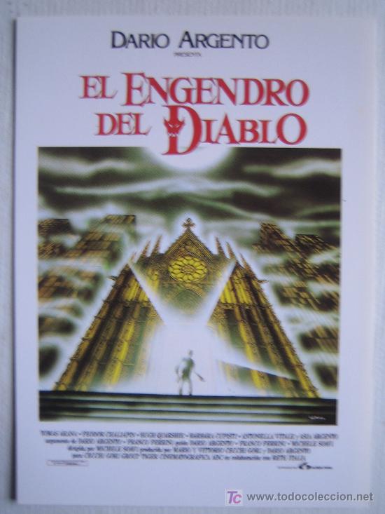 Cinema: El engendro del diablo - terror - folleto reproduccion