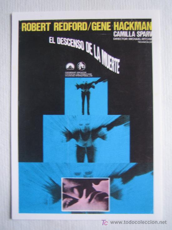 Cinema: El descenso de la muerte - folleto reproduccion