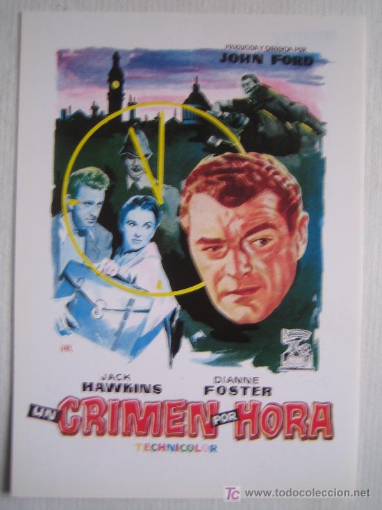 Cinema: Un crimen por hora - folleto reproduccion