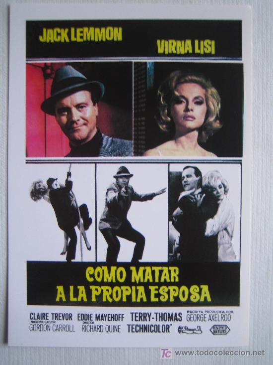 Cinema: Como matar a la propia esposa - folleto reproduccion