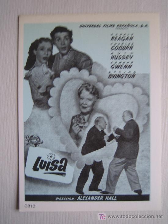 Cinema: Luisa - folleto reproduccion