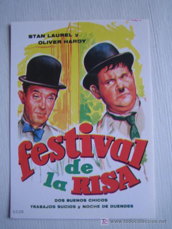 Kino: Festival de la risa - laurel y hardy  - folleto reproduccion