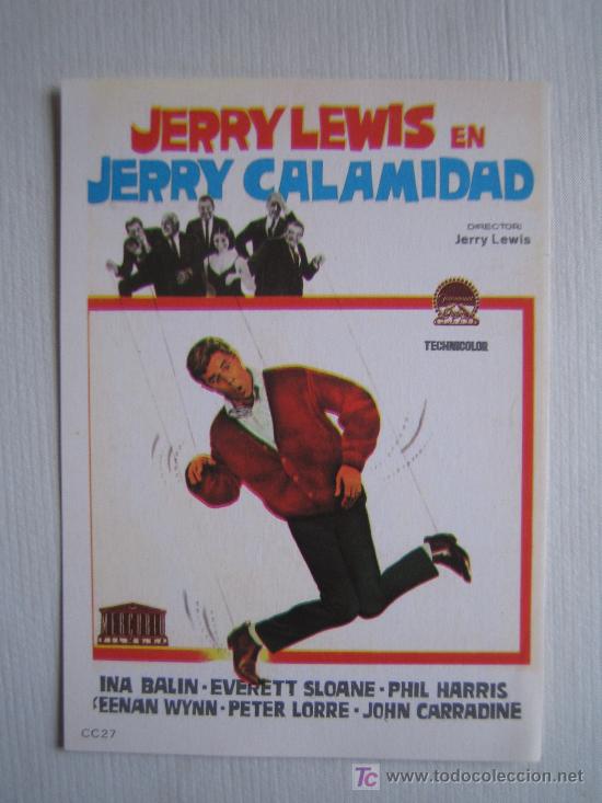 Cinema: Jerry calamidad- folleto reproduccion