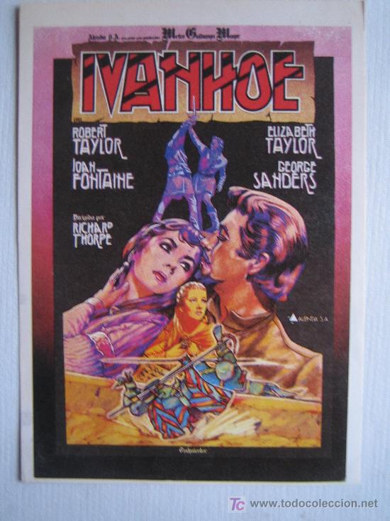 Cinema: Ivanhoe - folleto reproduccion