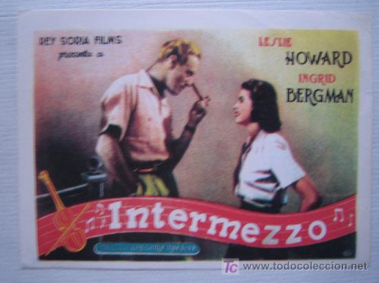 Cinema: Intermezzo - folleto reproduccion