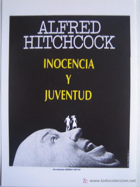 Cinema: Inocencia y juventud - hitchcock - folleto reproduccion