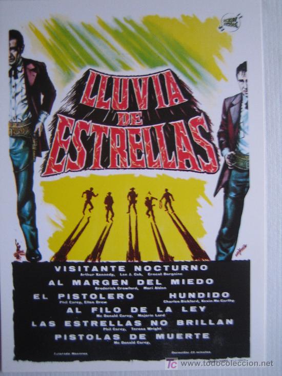 Cinema: Lluvia de estrellas - folleto reproduccion