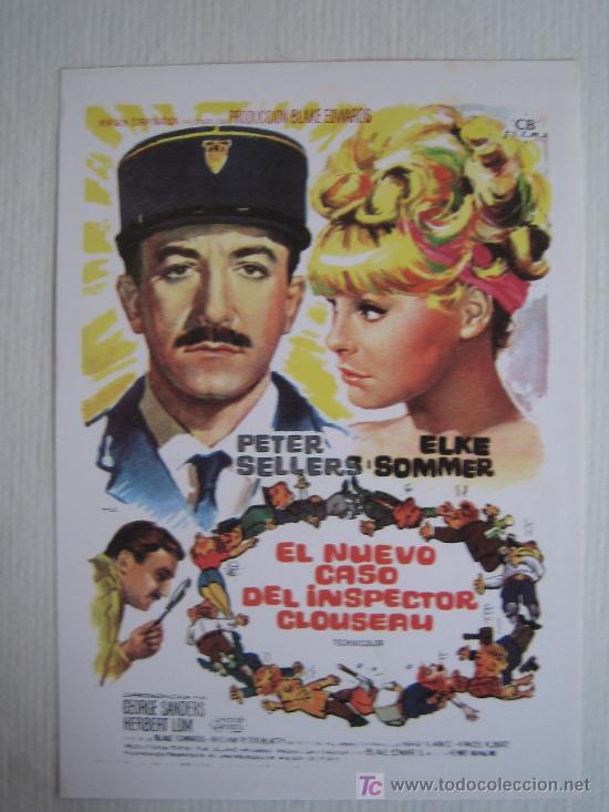 Cinema: El nuevo caso del inspector clouseau - folleto reproduccion