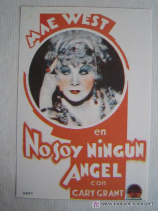 Cinema: No soy ningun angel - folleto reproduccion