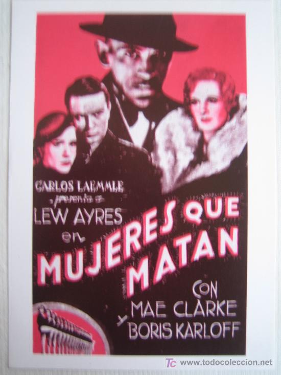 Cinema: Mujeres que matan - folleto reproduccion